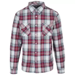 Image of Trespass Mens Wrothamton Shirt (M) (Raspberry Check)