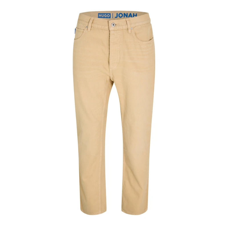 Image of Boss Mens Jonah Slim Fit Jeans Medium Beige male 30W R