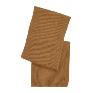 Image of Tommy Hilfiger Essential Flag Knitted Scarf - Beige