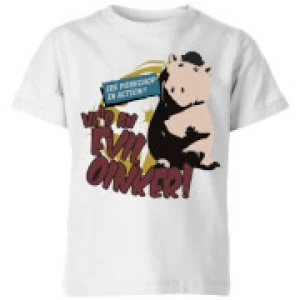 Image of Toy Story Evil Oinker Kids T-Shirt - White - 9-10 Years