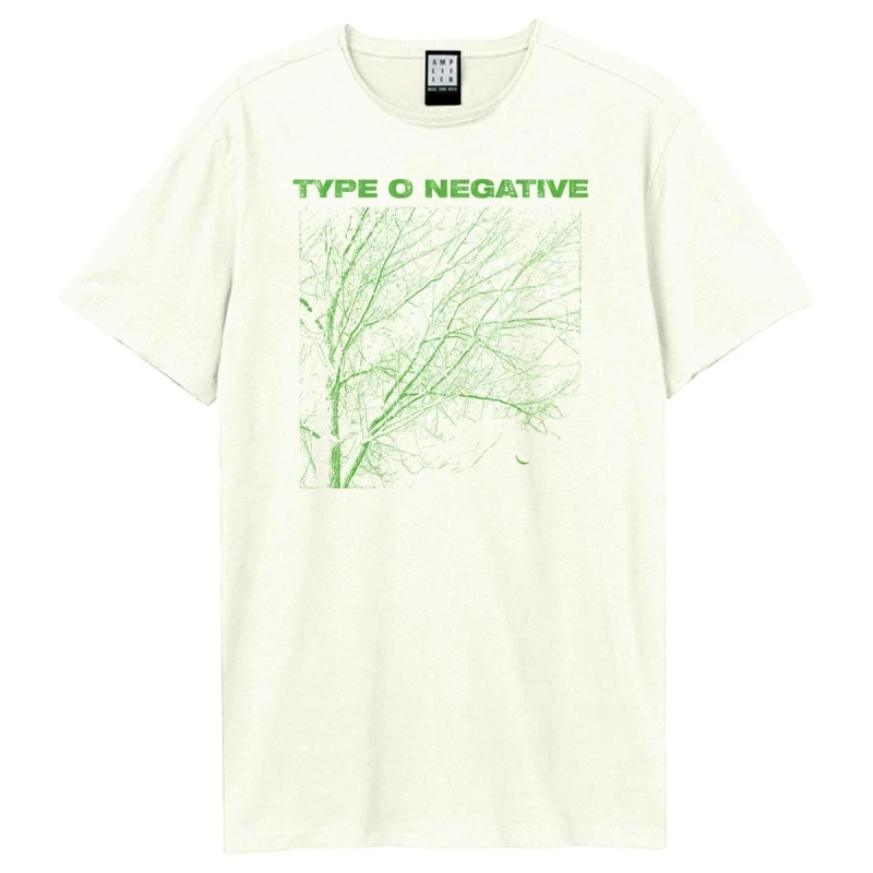 Image of Amplified Amplified Men Tree Type O Negative T-Shirt in White Size: X-Small White XS Male 5063377074383