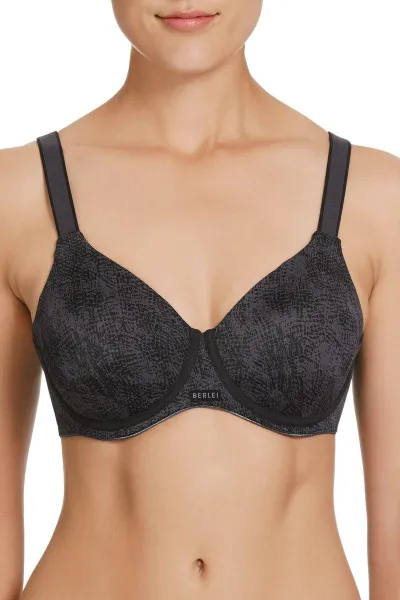 Image of Berlei High Performance Underwired Sports Bra - Black Size 32C, Women