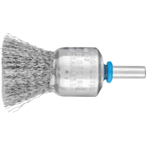 Image of Pferd POS End Brush Crimped PBU Diameter 20 mm Shank Diameter 6mm Stainless Ste