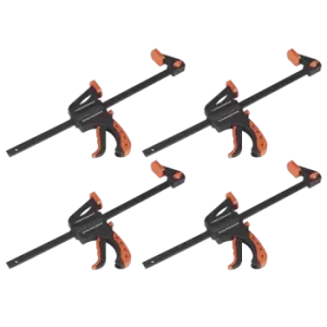 Image of Sealey Ratchet Bar Clamp 300mm 4 Piece Set