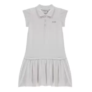 Image of Boss Polo Dress - White
