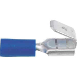 Image of 6.3MM Blue Piggy Back Push On (Pk-100)