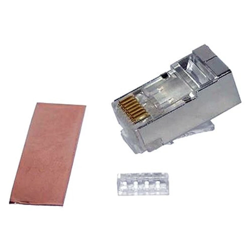 Image of Cablenet Cablenet Cat6/Cat6a RJ45 FTP Plug Up to 7mm OD (3 Part) 22-2097