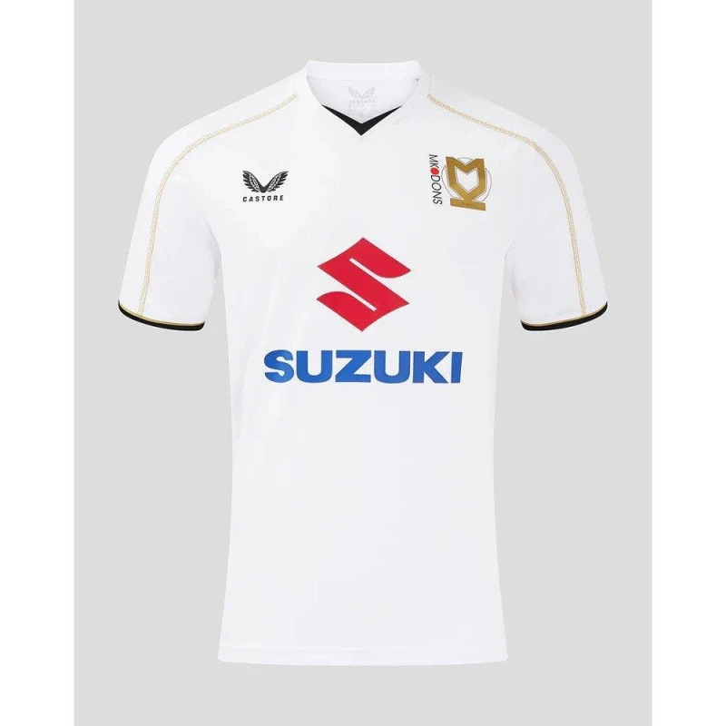 Image of Castore MK Dons Home Shirt 2024 2025 Adults - White White S