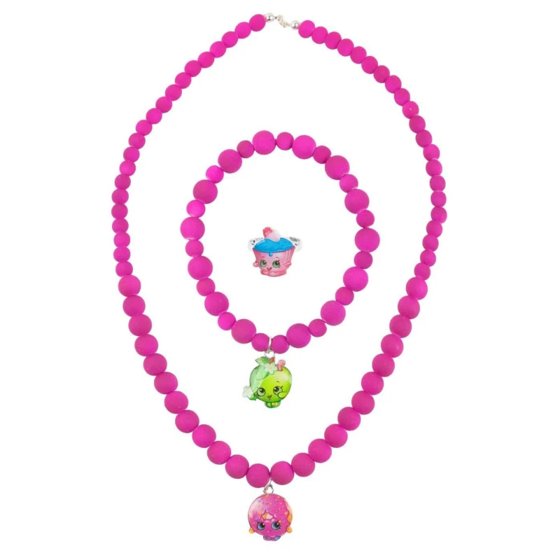 Image of Shopkins Jewellery Set Pink female