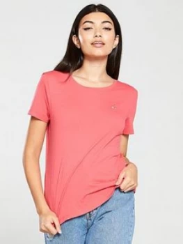 Image of Tommy Jeans Soft Jersey T-Shirt - Red