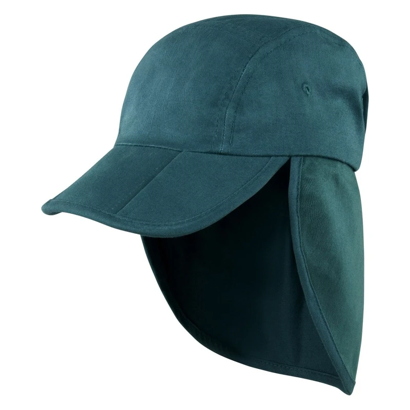 Image of Result Result Men Fold Up Legionnaire Hat in Bottle Green Bottle Green One Size Male 5063470496129