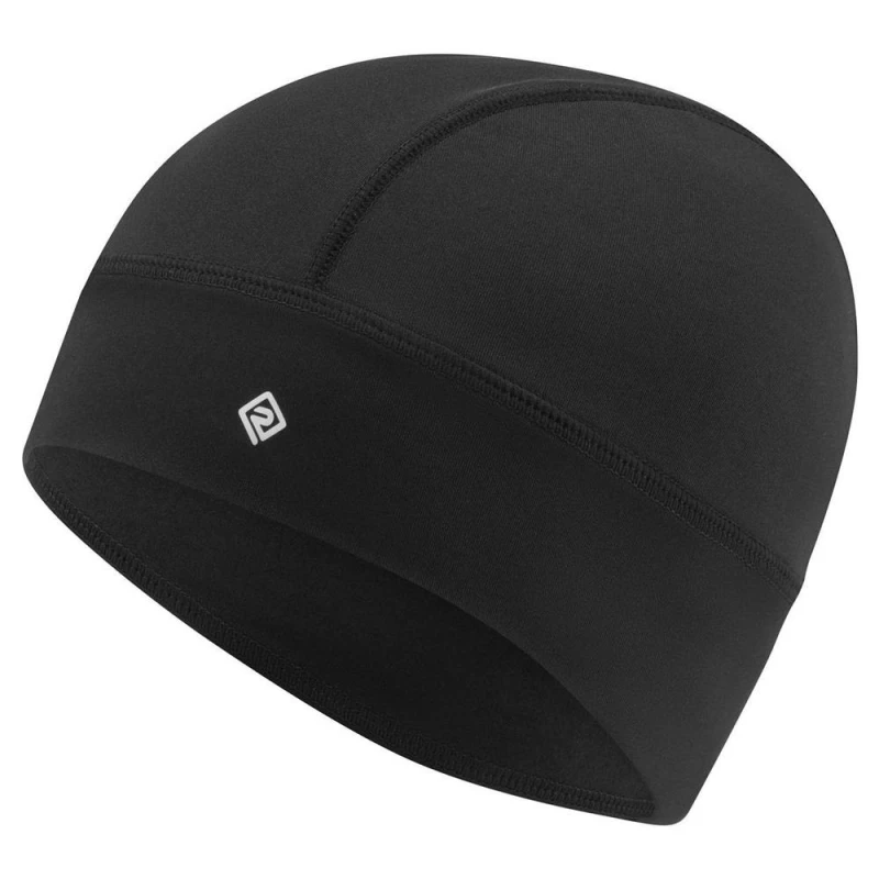 Image of Ronhill Mens Logo Classic Beanie in Black Male One Size