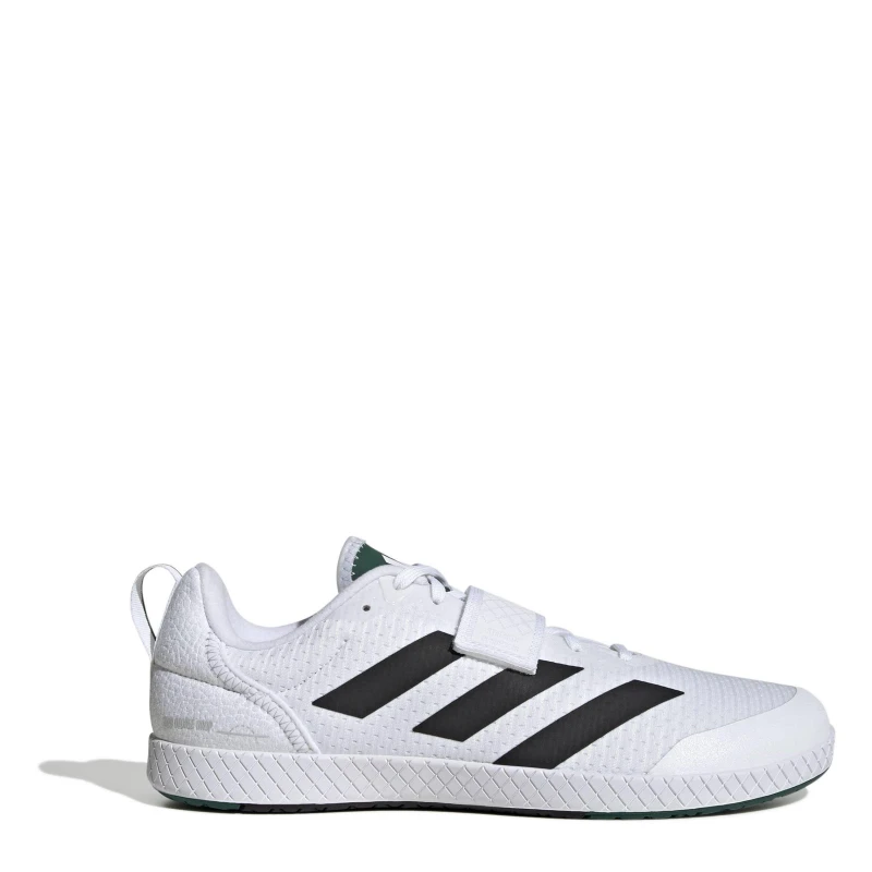 Image of adidas Unisex Adults Training Shoes White/Blk/Green unisex 6.5 (40)