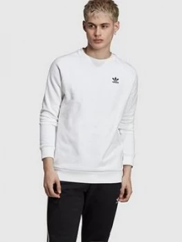 Image of Adidas Originals Essential Crew - White