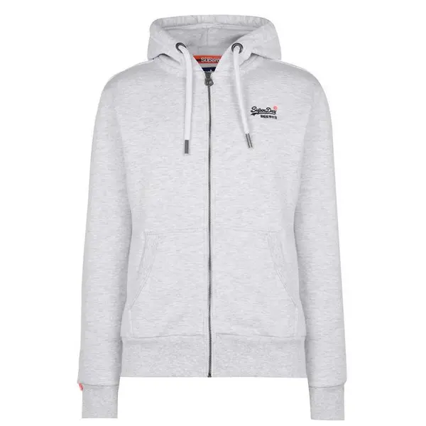 Image of Superdry Basic Zip Hoodie Zip Hoodies Small Blue 53339652350