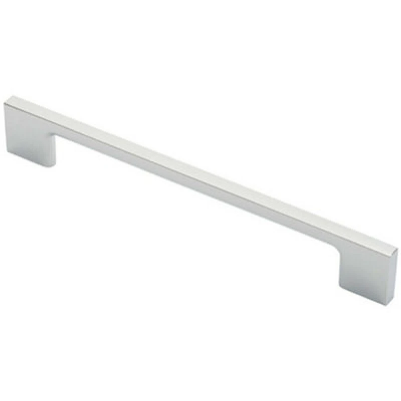 Image of Loops Slim D Shape Pull Handle 190 x 7mm 160mm Fixing Centres Polished Chrome Multi unisex