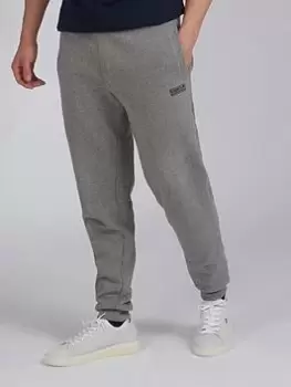 Image of Barbour International Fleece Joggers, Grey Marl, Size L, Men