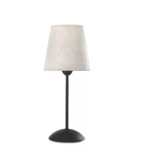 Image of Onli Loris Table Lamp With Round Tapered Shade, White Shade