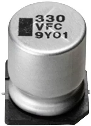 Image of Panasonic EEEFC1E6R8R 6.8µF 25V 4mm x 5.4mm Electrolytic Capacitor