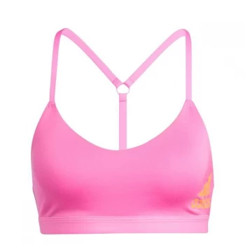 Image of adidas All Me Light Support Training Bra - Screaming Pink