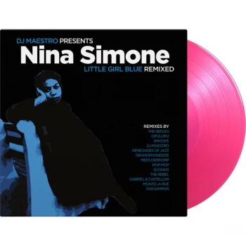 Image of DJ Maestro Presents Nina Simone - Little Girl Blue (Remixed) Pink Transparent Vinyl
