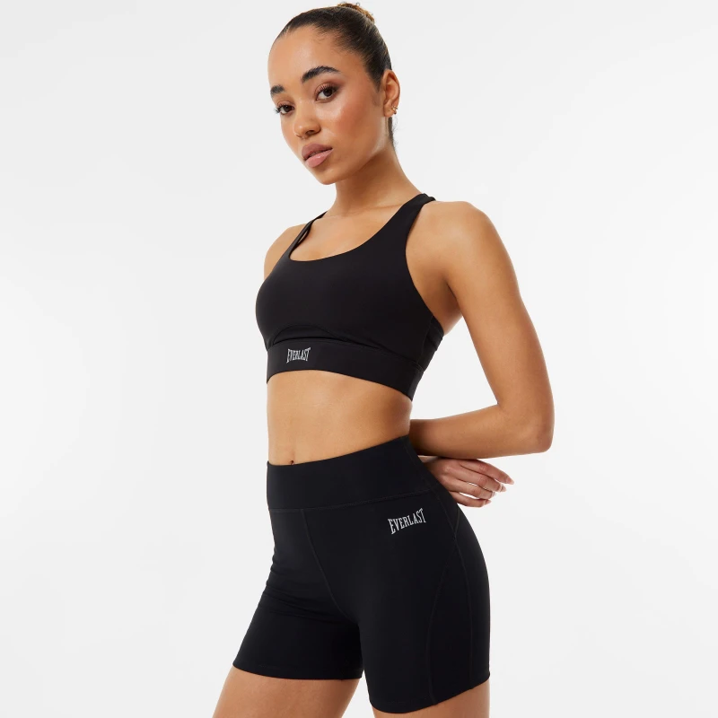 Image of Everlast Contour 3" Shorts Womens - Grey Grey 8