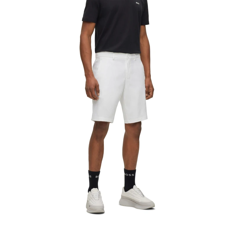Image of Boss Mens Drax Golf Shorts White male 46W R