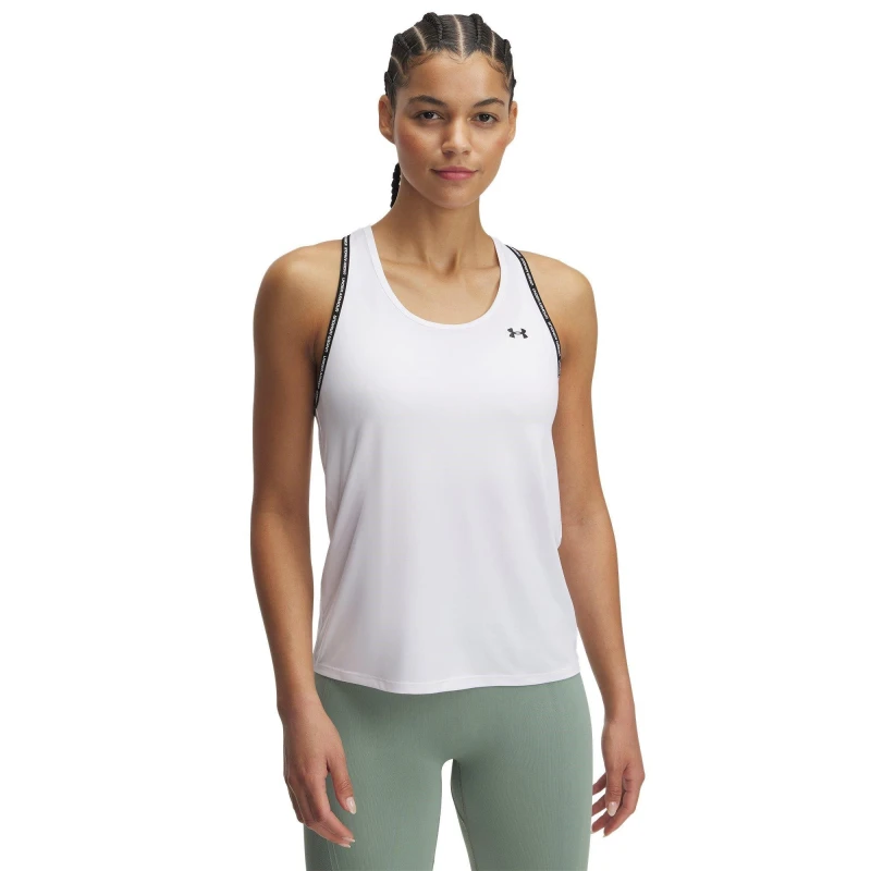 Image of Under Armour Armour Knockout Tank Top Womens - White White 12