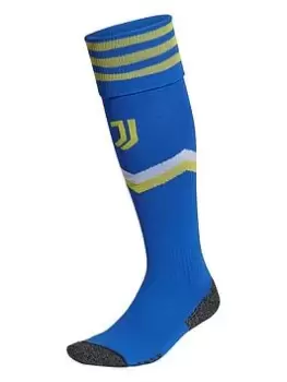 Image of adidas Juventus Youth Third 21/22 Sock, Blue, Size 4.5-6