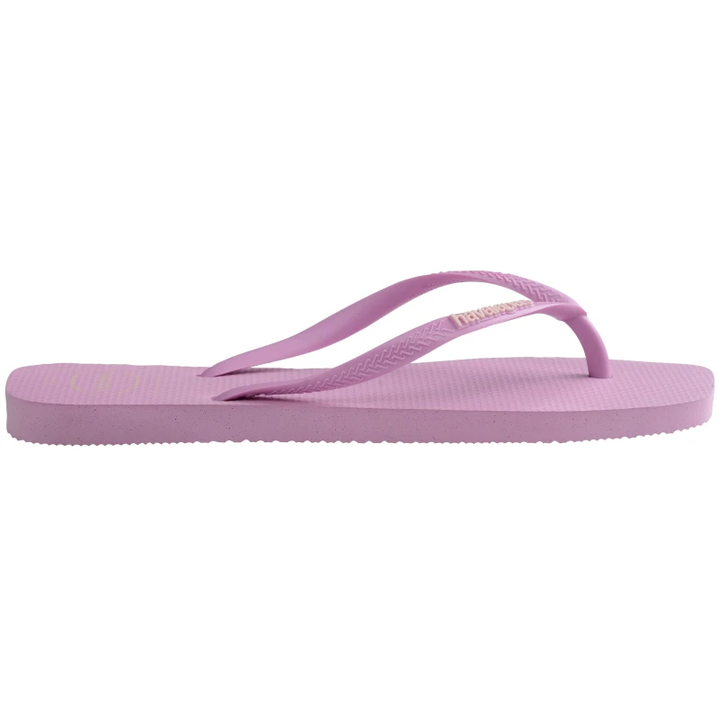 Image of Havaianas Womens Slim Square Rubber Flip Flops - UK 6/7 Purple Sandals female 4148959-5418 6/7