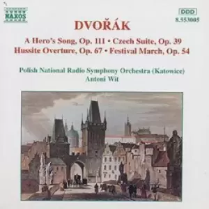 Image of Antonin Dvorak - A Hero's Song - Czech Suite - Husite Overture - Festival March (D CD Album - Used