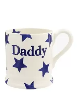 Image of Emma Bridgewater Blue Star Daddy 1/2 Pint Mug