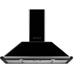 Image of SMEG Victoria KT110BLE 110cm Chimney Cooker Hood - Black