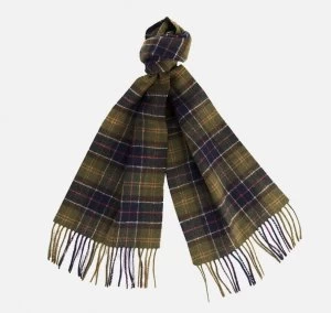 Image of Barbour Mens Tartan Lambswool Scarf - Classic