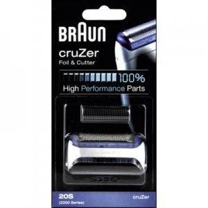 Image of Braun cruZer 20S Foil and cutter Silver 1 Set