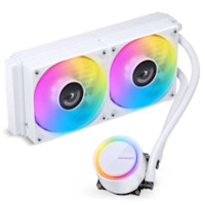 Image of Jonsbo TG-240 ARGB White All In One CPU Cooler - 240mm