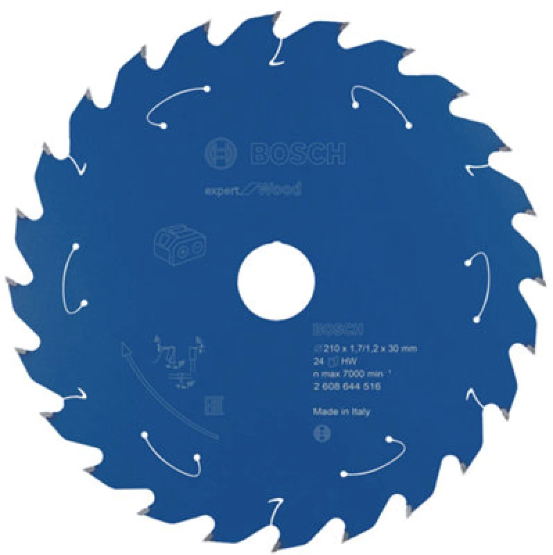 Image of Bosch Expert Wood Cutting Table Saw Blade 2608644516 Diameter: 210mm
