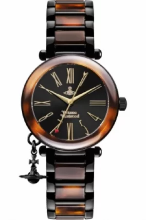 Image of Ladies Vivienne Westwood Orb Watch VV006BKBR