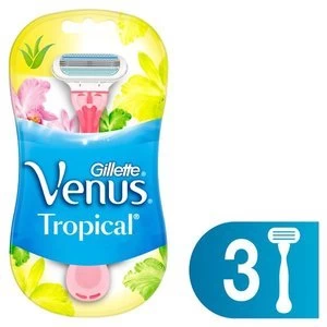 Image of Venus Tropical Disposable Razors X3