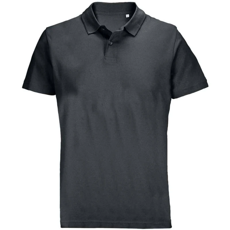 Image of SOL'S Pulse Pique Polo Shirt in Dark Grey Size: Small Dark Grey Unisex S