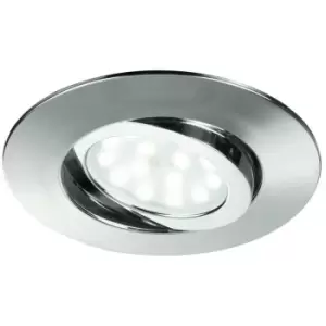 Image of Fan Europe Lighting - Fan Europe zenit LED Recessed Adjustable Downlight Chrome, IP44 400lm 3000K 9x2.5cm