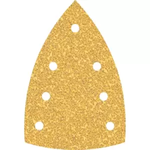 Image of Bosch Expert C470 Hook and Loop Large Delta Sanding Sheets for Paint and Wood 100mm x 150mm 40g Pack of 10