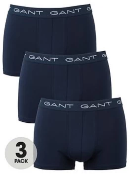 Image of Gant 3 Pack Trunks - Navy Size XL Men