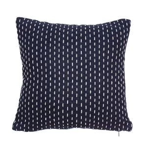 Image of Sass & Belle Stitched Blue Cushion