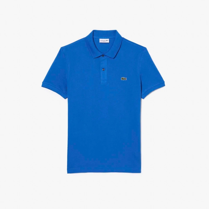 Image of Lacoste Slim Fit L.12.12 Piqu Polo Shirt Short Sleeve Polos XS Blue 29278318310