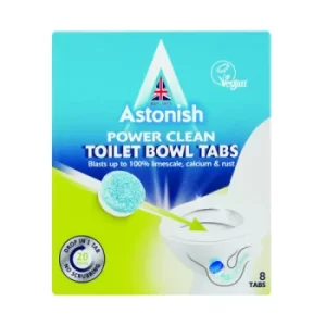Image of Toilet Cleaner Tablets Blue Packed 8 (Pack of 12) AST02184