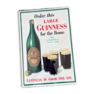 Image of Sign Retro Advertising Large Guinness For Home Vintage Metal Sign