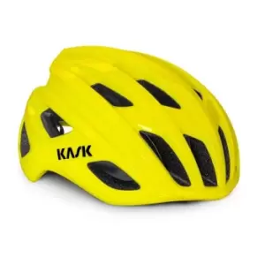Image of 2021 Kask Mojito 3 Road Bike helmet in Yellow Flou