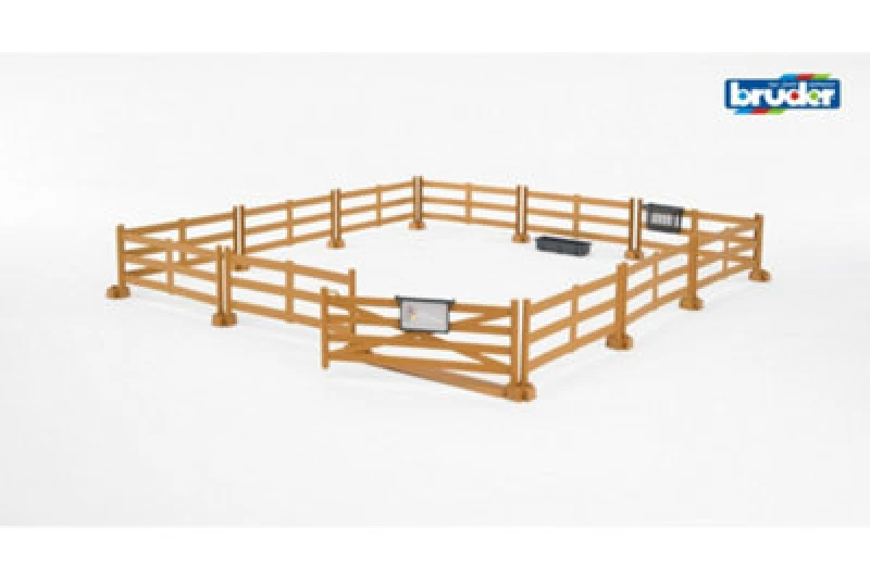 Image of Bruder Accessories Pasture Fence (Brown) Accessory