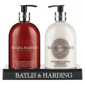 Image of Baylis Harding Black Pepper Ginseng Hand Care Duo Set